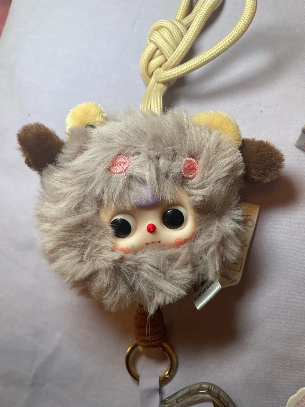 Baby Three Phone Strap Plush Lanyard Bundle Cow & Sheep